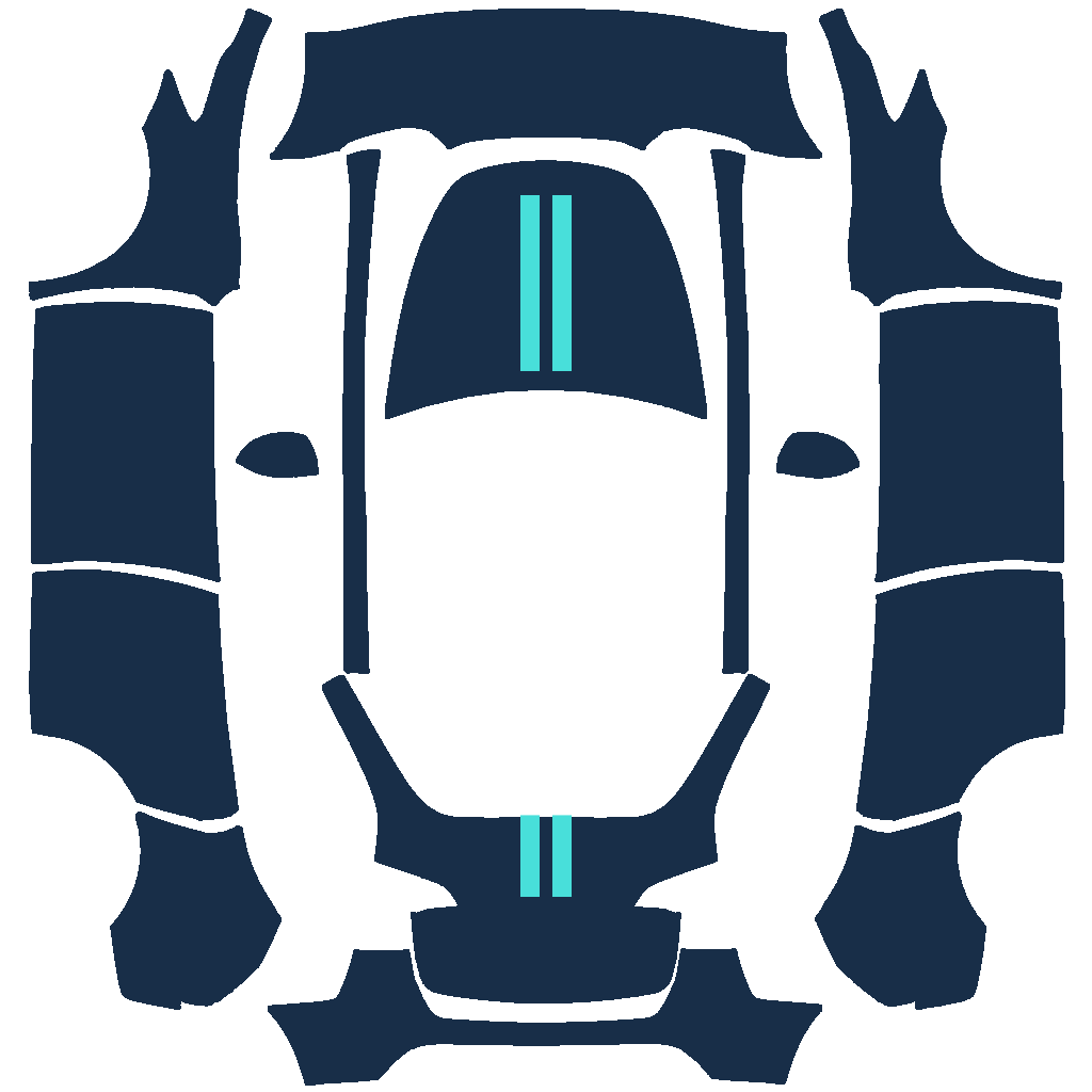 Original Signal Stripes texture for the digital vehicle workflow