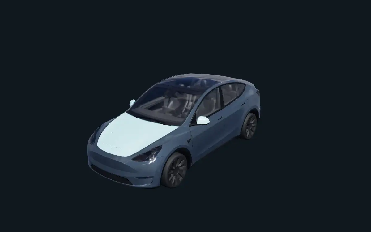 Original Slate Split design for Model Y